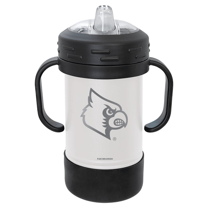 Fan Brander Sippy Cup Tumbler with Louisville Cardinals Logos