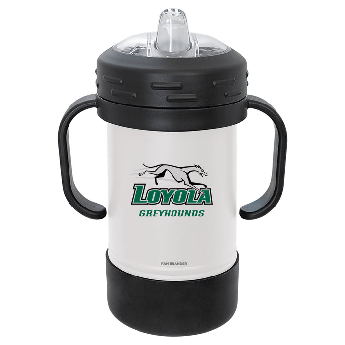 Fan Brander Sippy Cup Tumbler with Loyola Univ Of Maryland Hounds Logos