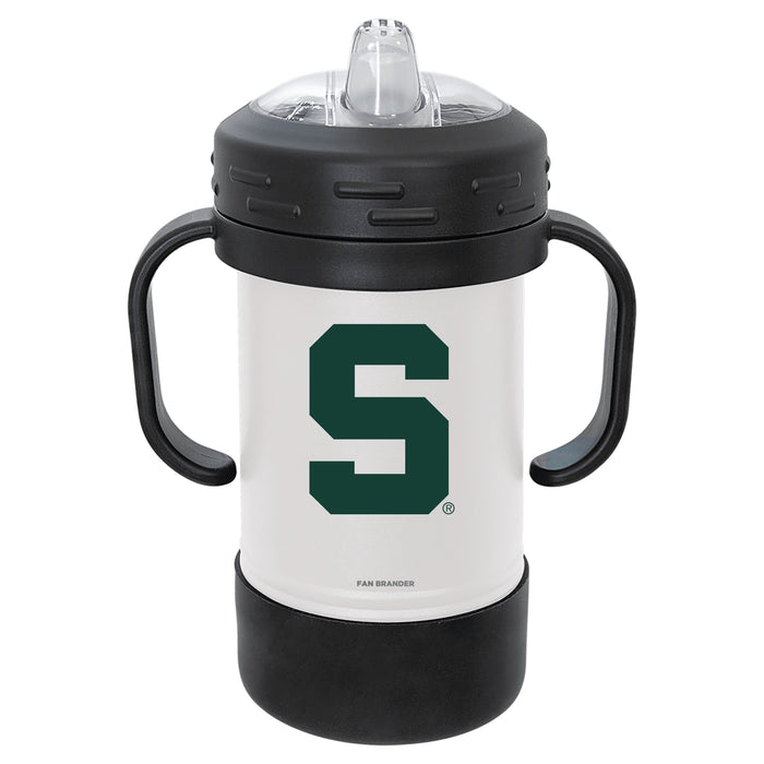 Fan Brander Sippy Cup Tumbler with Michigan State Spartans Block S