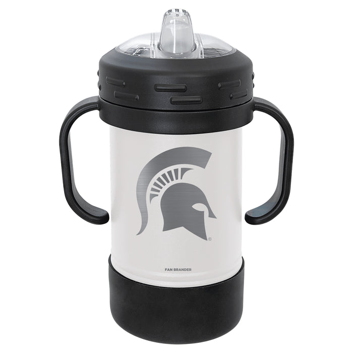 Fan Brander Sippy Cup Tumbler with Michigan State Spartans Logos