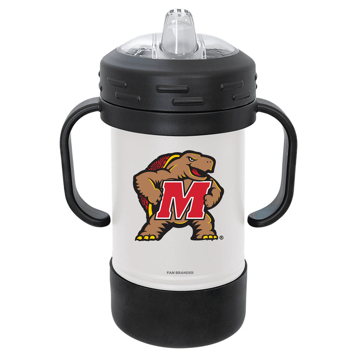 Fan Brander Sippy Cup Tumbler with Maryland Terrapins Logos