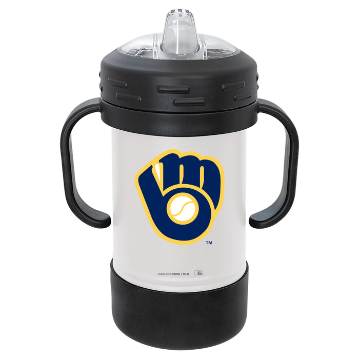 Fan Brander Sippy Cup Tumbler with Milwaukee Brewers Logos