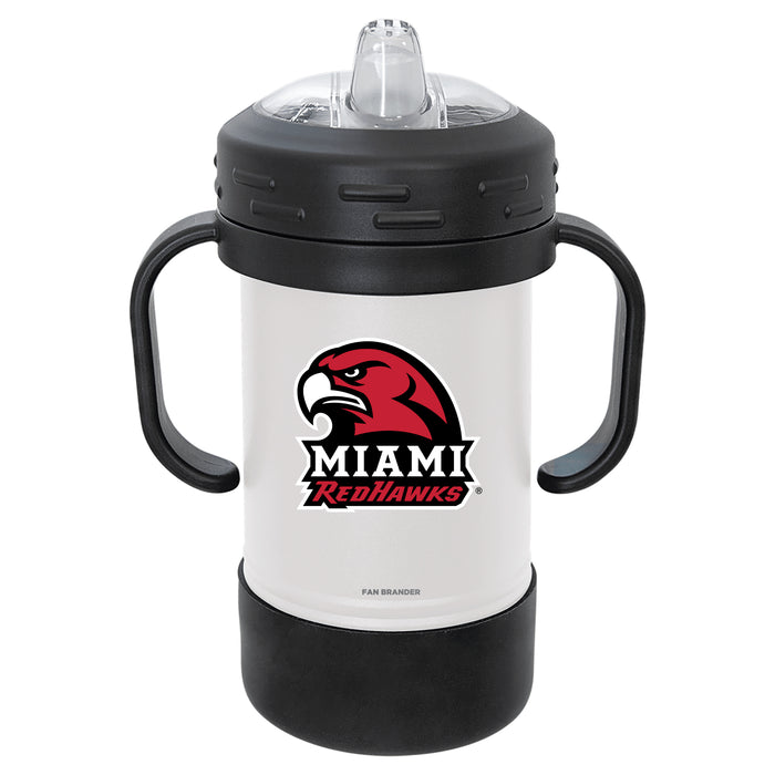 Fan Brander Sippy Cup Tumbler with Miami University RedHawks Logos