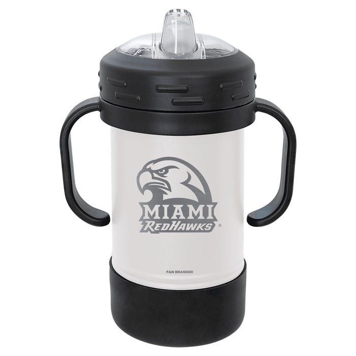 Fan Brander Sippy Cup Tumbler with Miami University RedHawks Logos