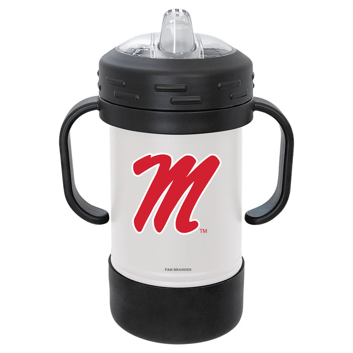 Fan Brander Sippy Cup Tumbler with Mississippi Ole Miss Logos