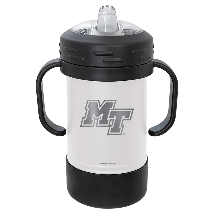 Fan Brander Sippy Cup Tumbler with Middle Tennessee State Blue Raiders Logos