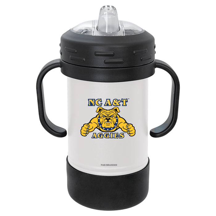 Fan Brander Sippy Cup Tumbler with North Carolina A&T Aggies Logos