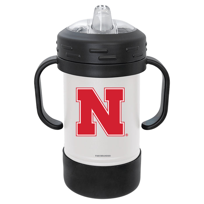 Fan Brander Sippy Cup Tumbler with Nebraska Cornhuskers Logos