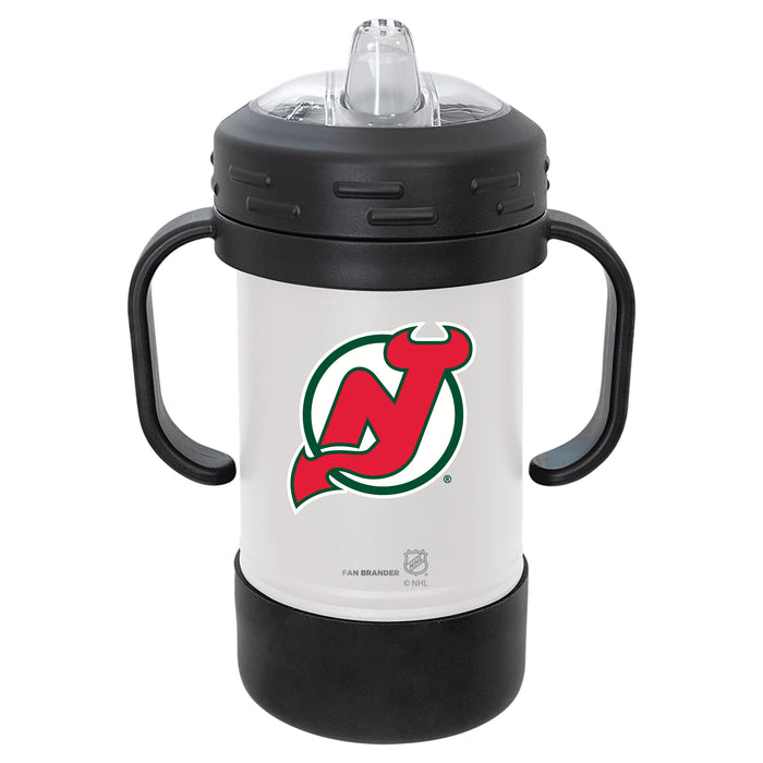 Fan Brander Sippy Cup Tumbler with New Jersey Devils Logos