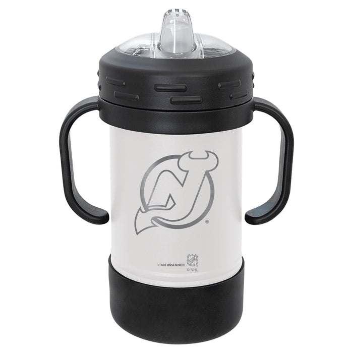 Fan Brander Sippy Cup Tumbler with New Jersey Devils Logos