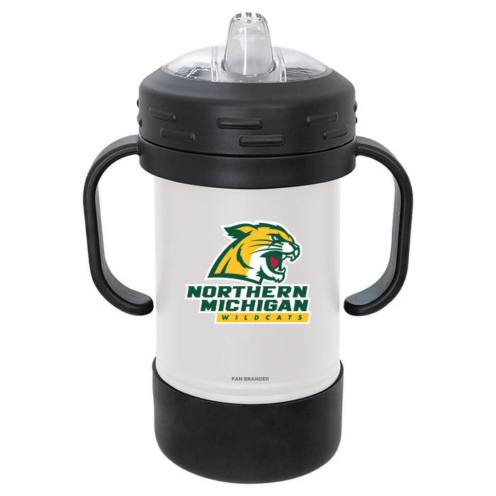 Fan Brander Sippy Cup Tumbler with Northern Michigan University Wildcats Logos