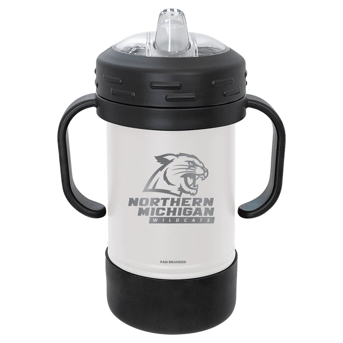 Fan Brander Sippy Cup Tumbler with Northern Michigan University Wildcats Logos