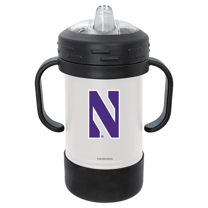 Fan Brander Sippy Cup Tumbler with Northwestern Wildcats Logos