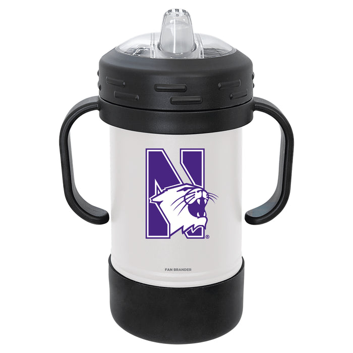 Fan Brander Sippy Cup Tumbler with Northwestern Wildcats Logos