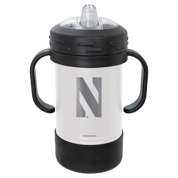 Fan Brander Sippy Cup Tumbler with Northwestern Wildcats Logos