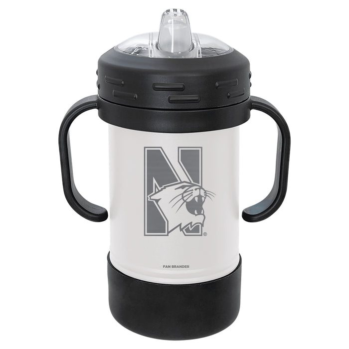 Fan Brander Sippy Cup Tumbler with Northwestern Wildcats Logos