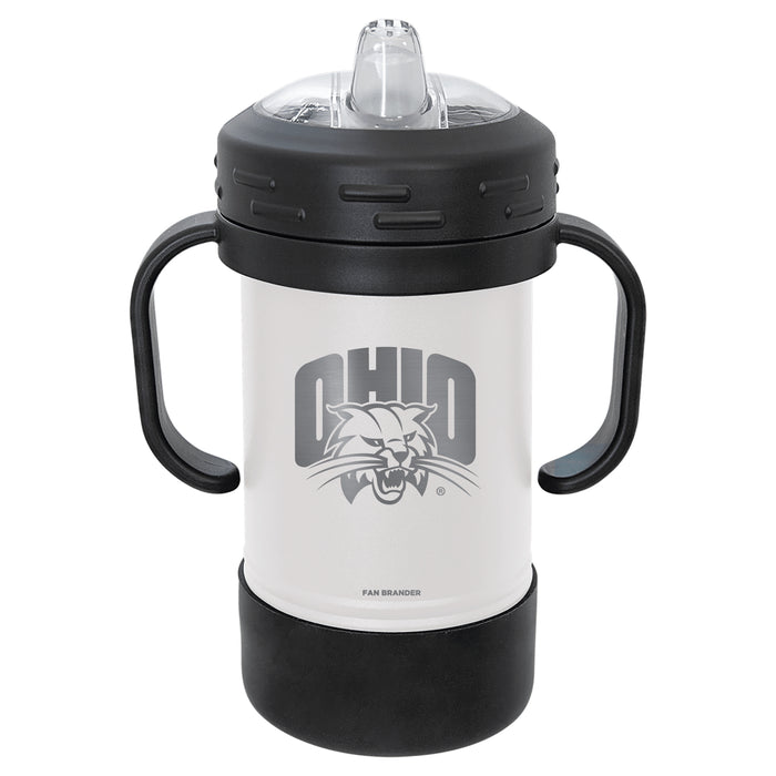 Fan Brander Sippy Cup Tumbler with Ohio University Bobcats Logos