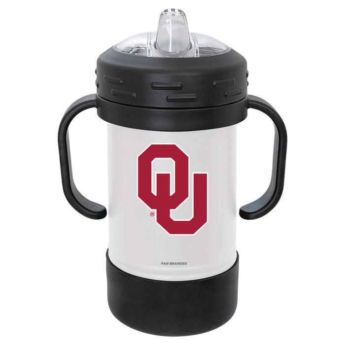 Fan Brander Sippy Cup Tumbler with Oklahoma Sooners Logos