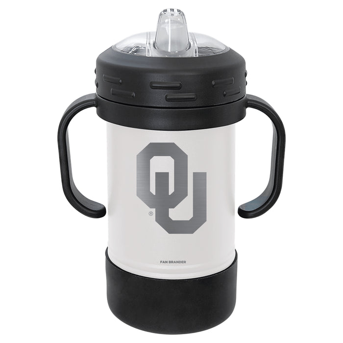 Fan Brander Sippy Cup Tumbler with Oklahoma Sooners Logos