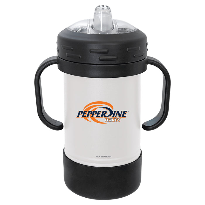 Fan Brander Sippy Cup Tumbler with Pepperdine Waves Logos