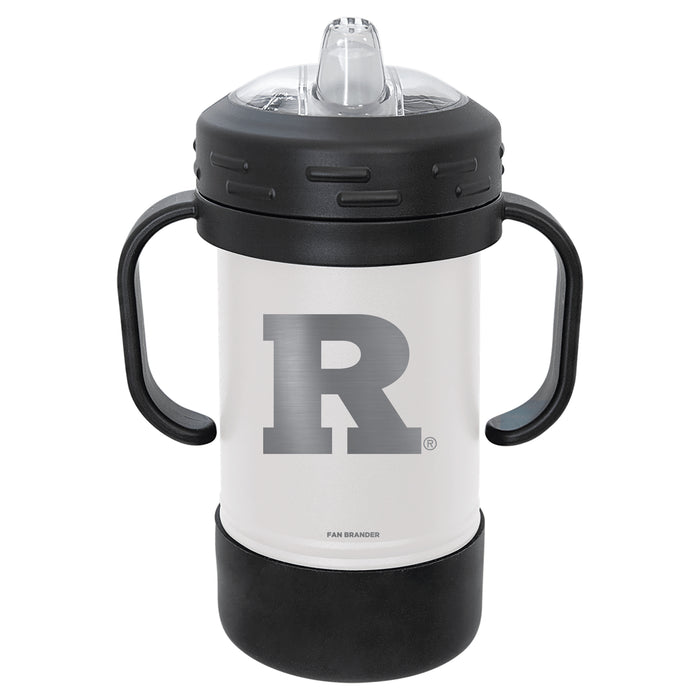 Fan Brander Sippy Cup Tumbler with Rutgers Scarlet Knights Logos