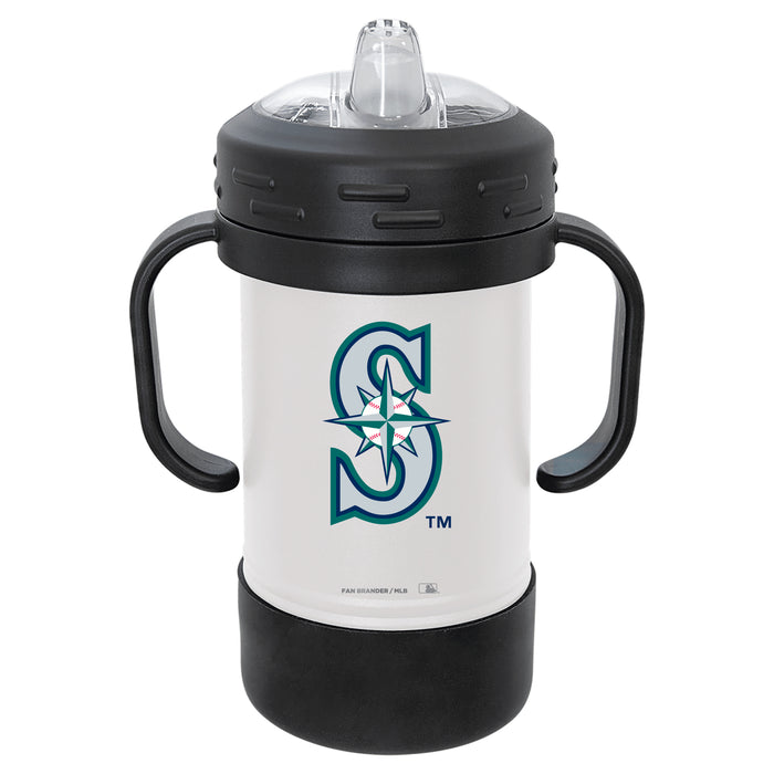 Fan Brander Sippy Cup Tumbler with Seattle Mariners Logos