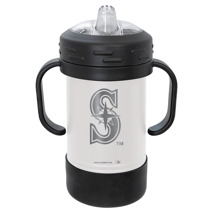 Fan Brander Sippy Cup Tumbler with Seattle Mariners Logos