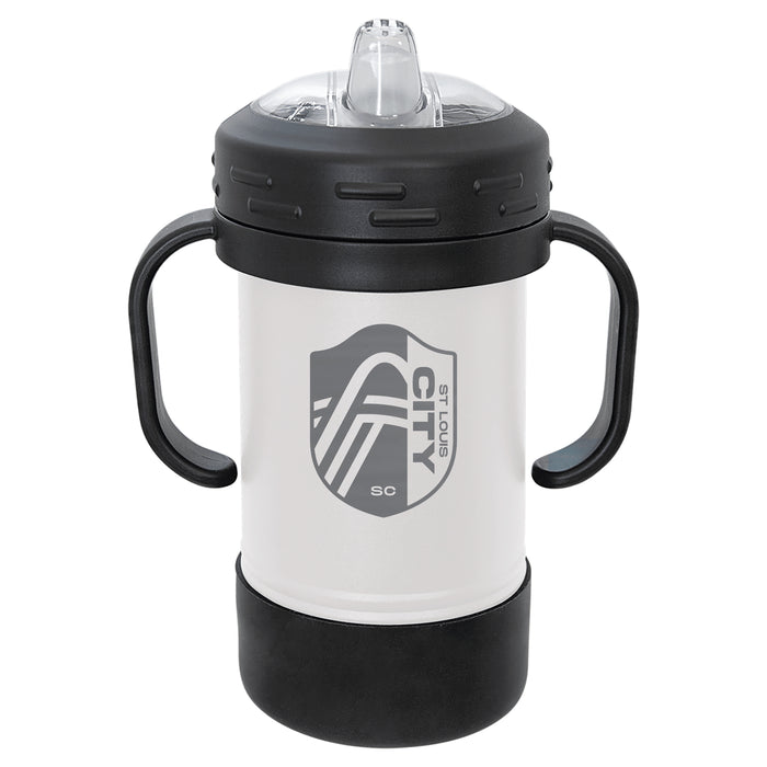 Fan Brander Sippy Cup Tumbler with St. Louis City SC Logos