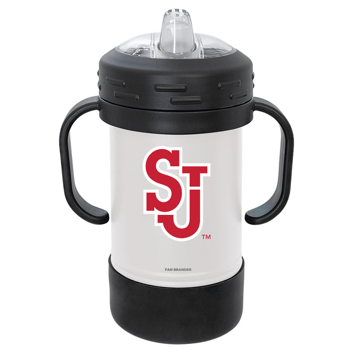 Fan Brander Sippy Cup Tumbler with St. John's Red Storm Logos