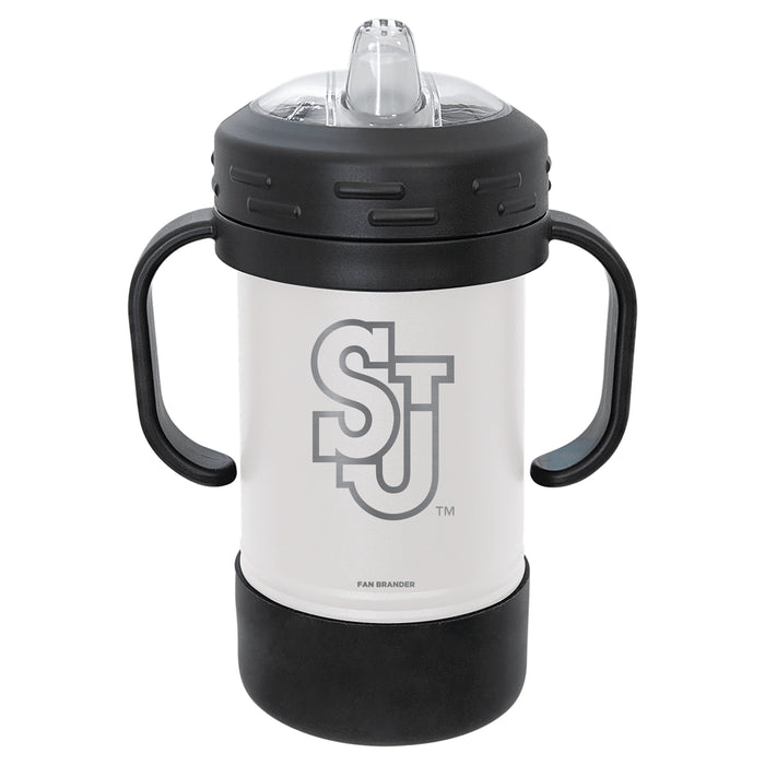 Fan Brander Sippy Cup Tumbler with St. John's Red Storm Logos