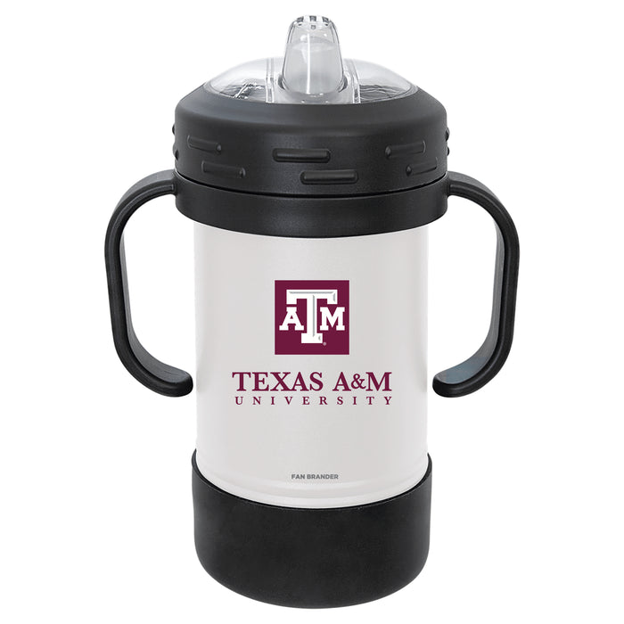 Fan Brander Sippy Cup Tumbler with Texas A&M Aggies Logos