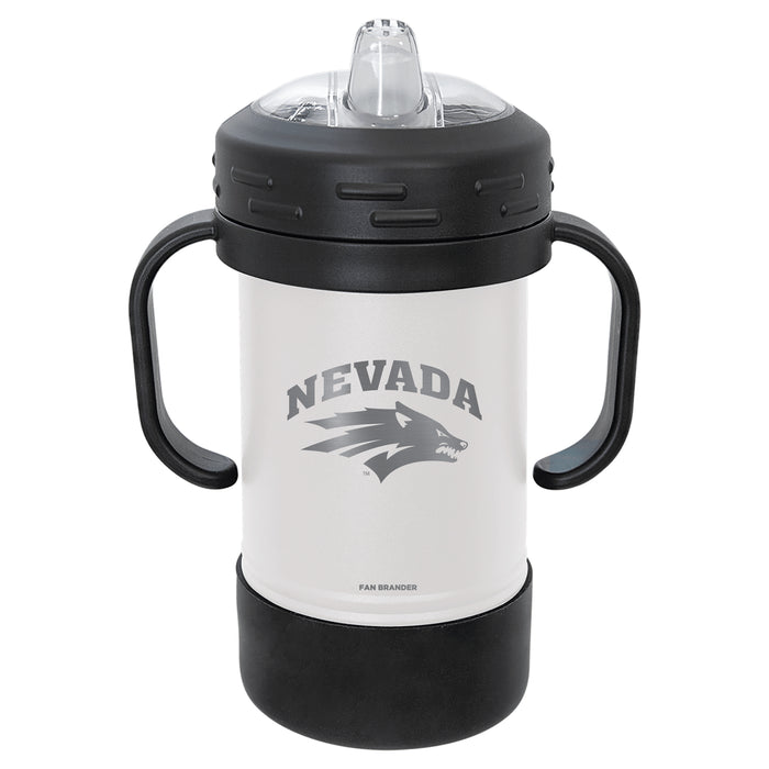 Fan Brander Sippy Cup Tumbler with Nevada Wolf Pack Logos