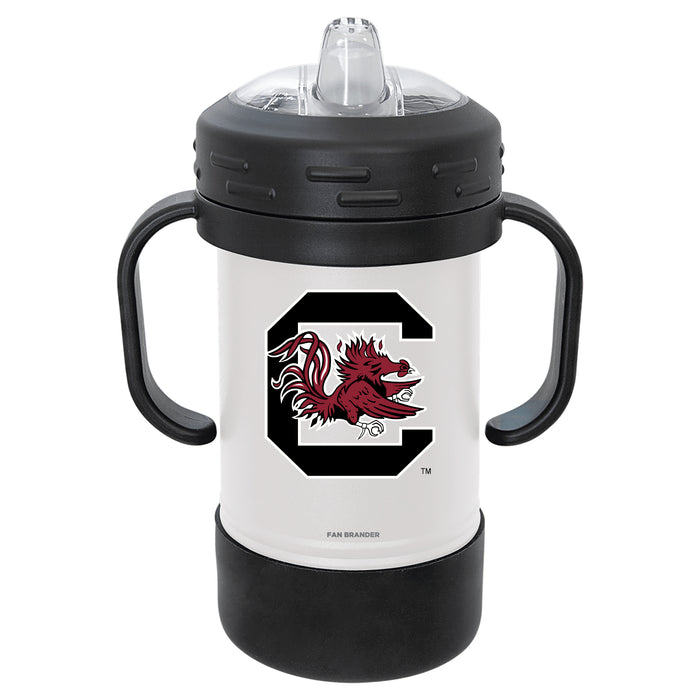 Fan Brander Sippy Cup Tumbler with South Carolina Gamecocks Logos