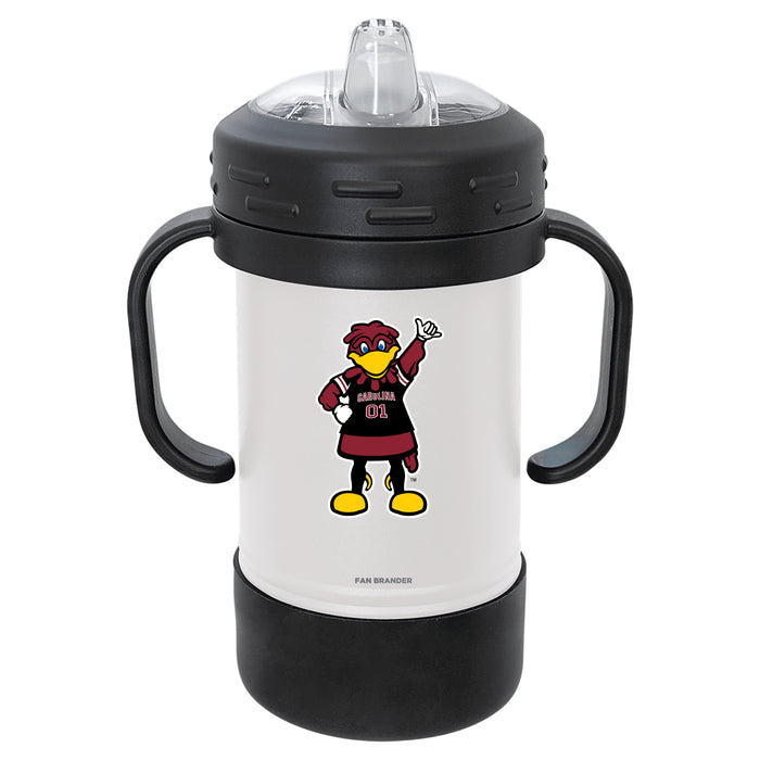 Fan Brander Sippy Cup Tumbler with South Carolina Gamecocks Logos