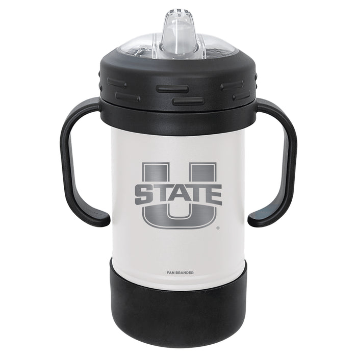 Fan Brander Sippy Cup Tumbler with Utah State Aggies Logos