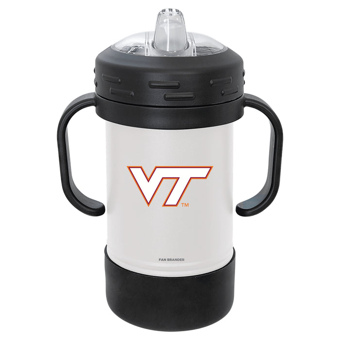 Fan Brander Sippy Cup Tumbler with Virginia Tech Hokies Logos