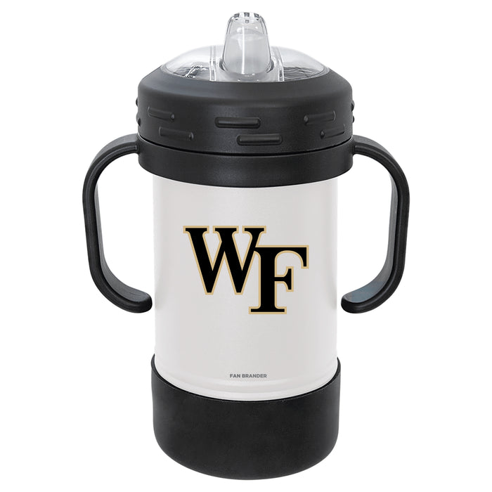 Fan Brander Sippy Cup Tumbler with Wake Forest Demon Deacons Logos