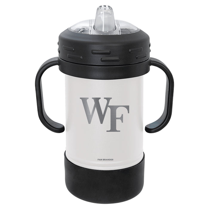 Fan Brander Sippy Cup Tumbler with Wake Forest Demon Deacons Logos