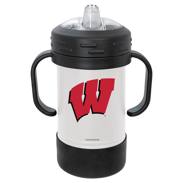 Fan Brander Sippy Cup Tumbler with Wisconsin Badgers Logos