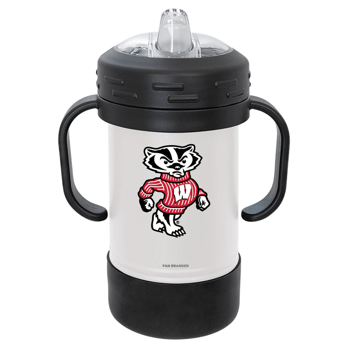 Fan Brander Sippy Cup Tumbler with Wisconsin Badgers Logos