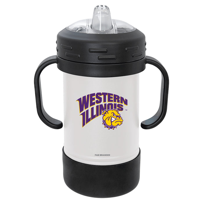 Fan Brander Sippy Cup Tumbler with Western Illinois University Leathernecks Logos