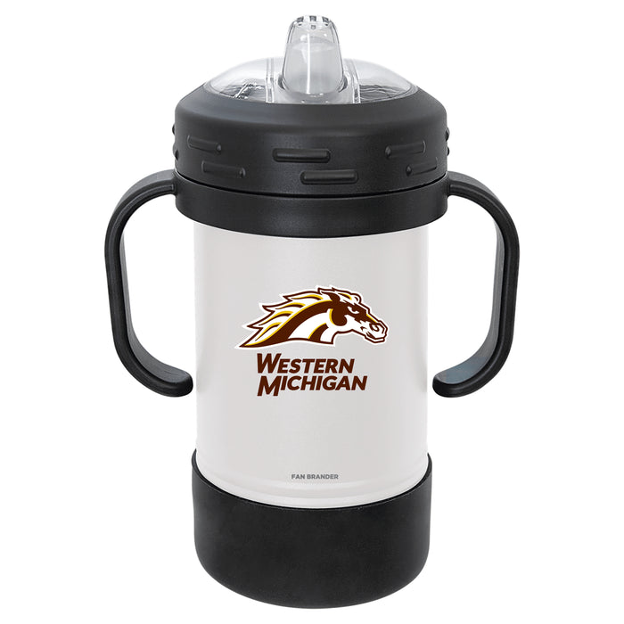 Fan Brander Sippy Cup Tumbler with Western Michigan Broncos Logos