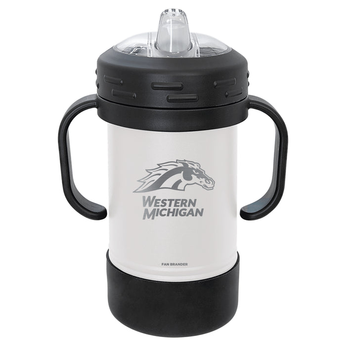 Fan Brander Sippy Cup Tumbler with Western Michigan Broncos Logos