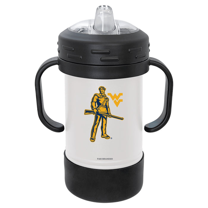 Fan Brander Sippy Cup Tumbler with West Virginia Mountaineers Logos