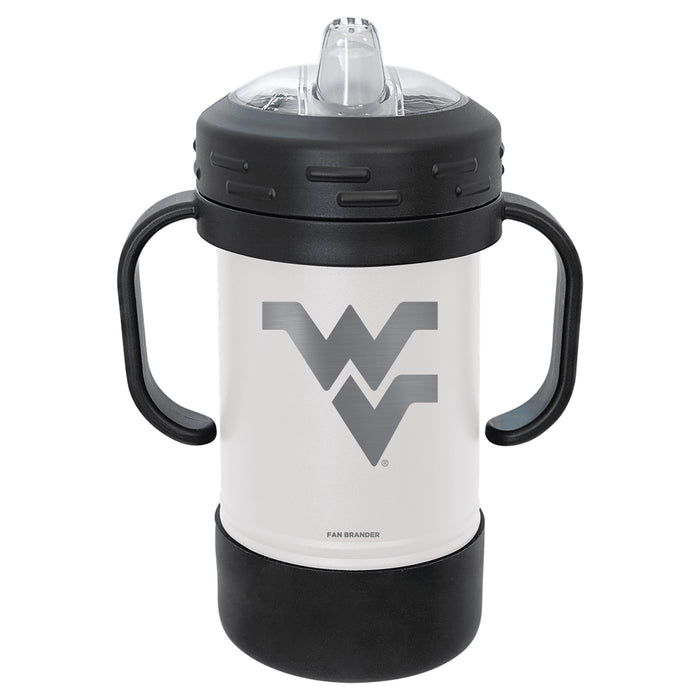 Fan Brander Sippy Cup Tumbler with West Virginia Mountaineers Logos