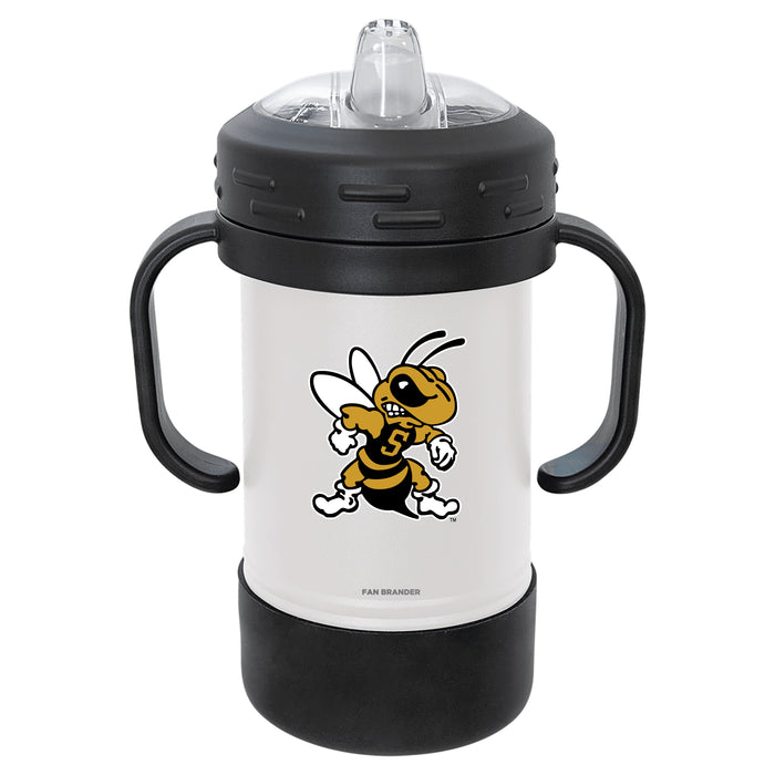 Fan Brander Sippy Cup Tumbler with West Virginia State Univ Yellow Jackets Logos