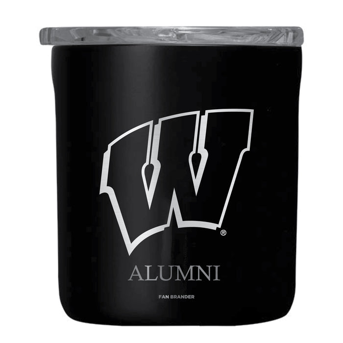 Corkcicle Insulated Buzz Cup Wisconsin Badgers Alumni Primary Logo