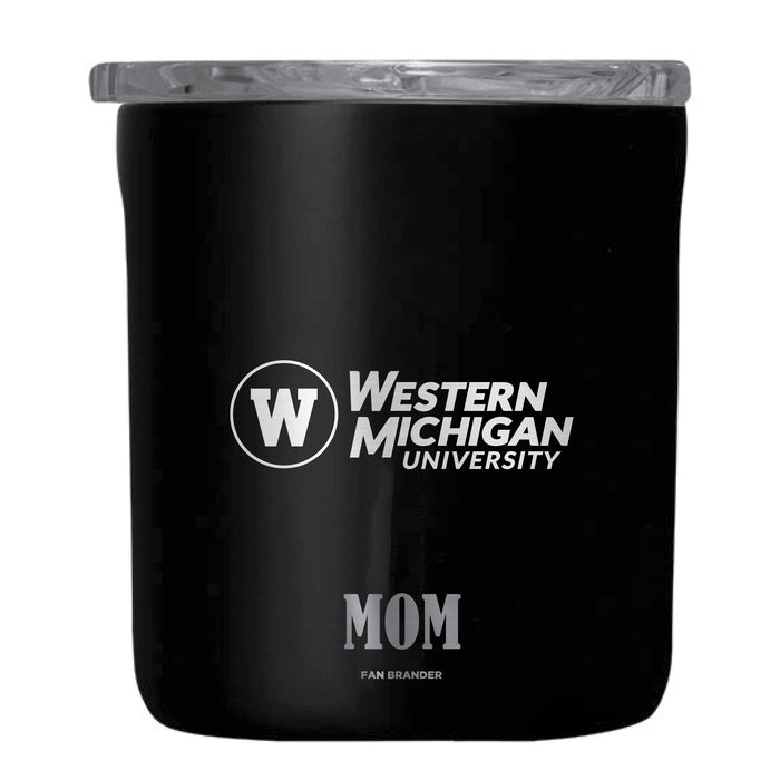 Corkcicle Insulated Buzz Cup Western Michigan Broncos Etched Mom with Primary Logo