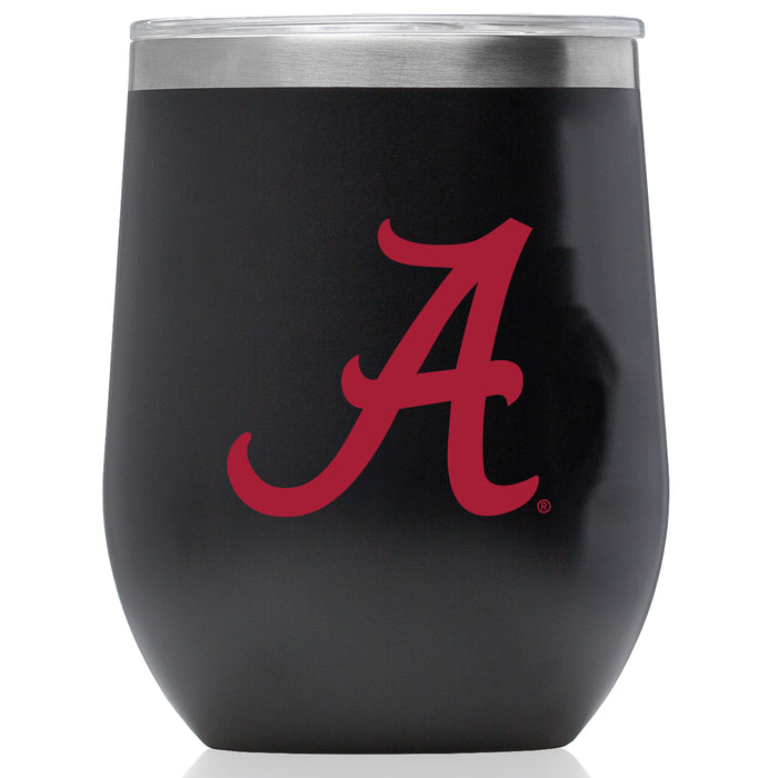 Corkcicle Stemless Wine Glass with Alabama Crimson Tide Alabama A