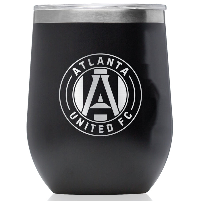 Corkcicle Stemless Wine Glass with Atlanta United FC Etched Primary Logo